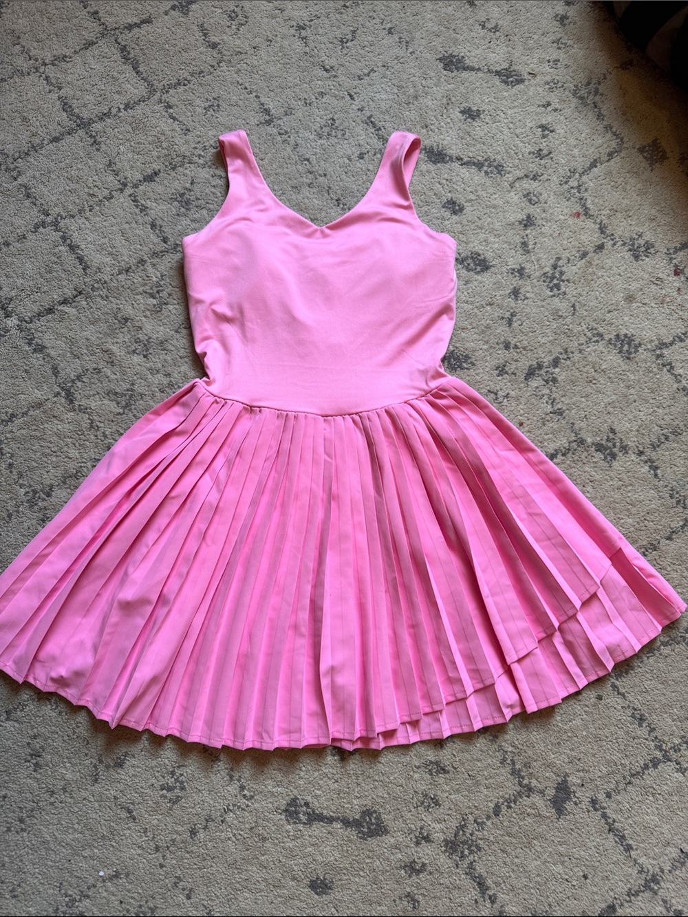 all in motion Pink Pleated Athletic Dress